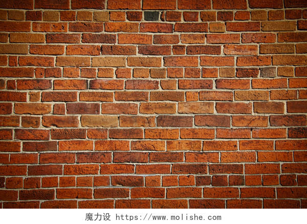 红色石墙彩红墙砖墙石头砌成的墙